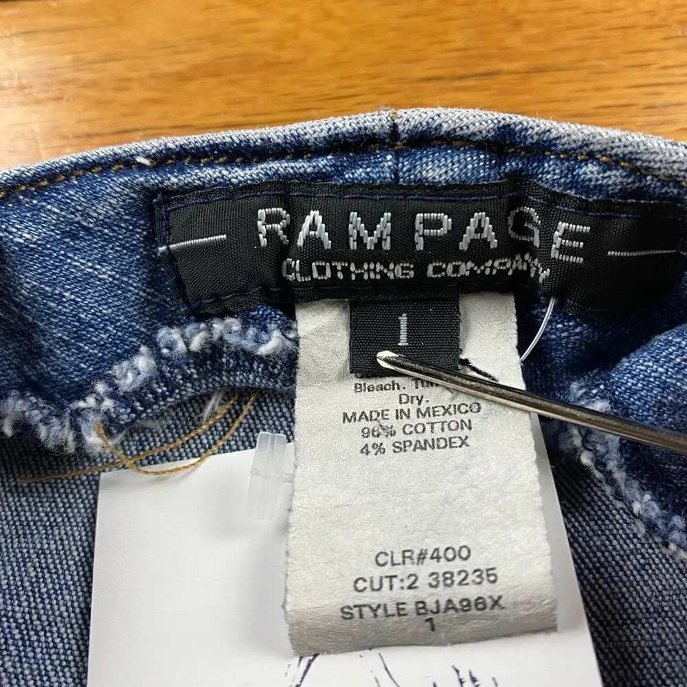 RAMPAGE 90s Vintage Jean Midi skirt Size Small